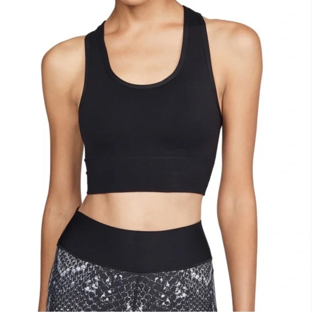 Phat Buddha Yoga Pilates Seamless Black Sports Bra